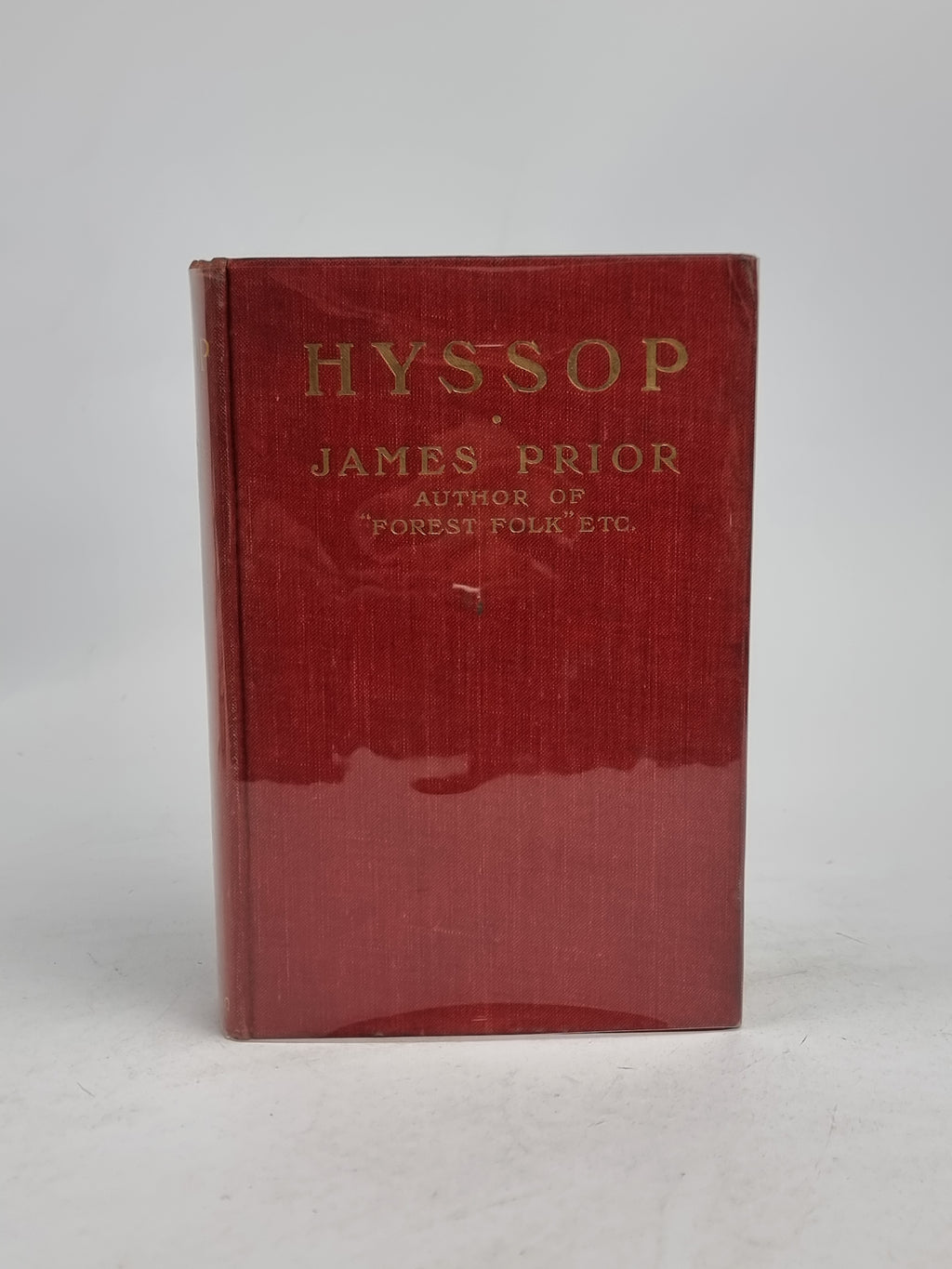 Hyssop, James Prior — 1st Edition, Signed