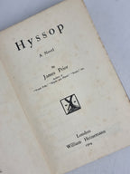 Hyssop, James Prior — 1st Edition, Signed