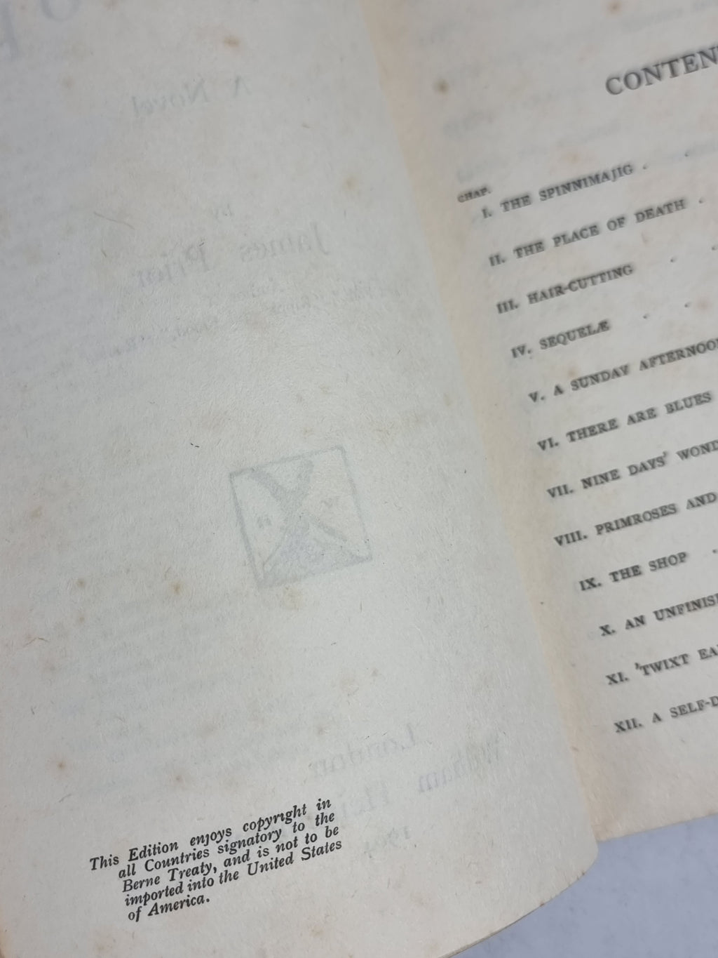 Hyssop, James Prior — 1st Edition, Signed