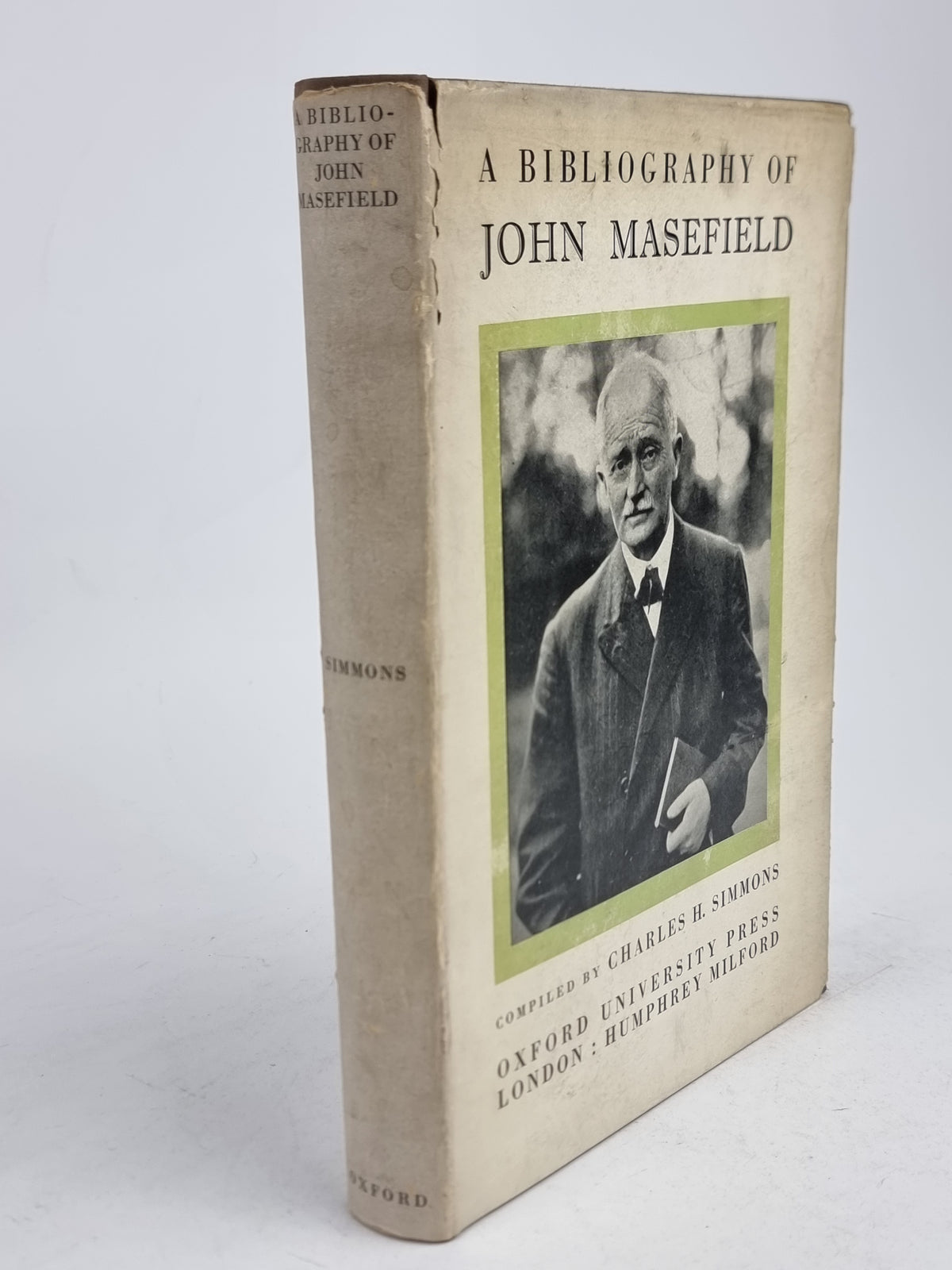 A Bibliography of John Masefield, Charles H. Simmons — 1st Edition, Limited