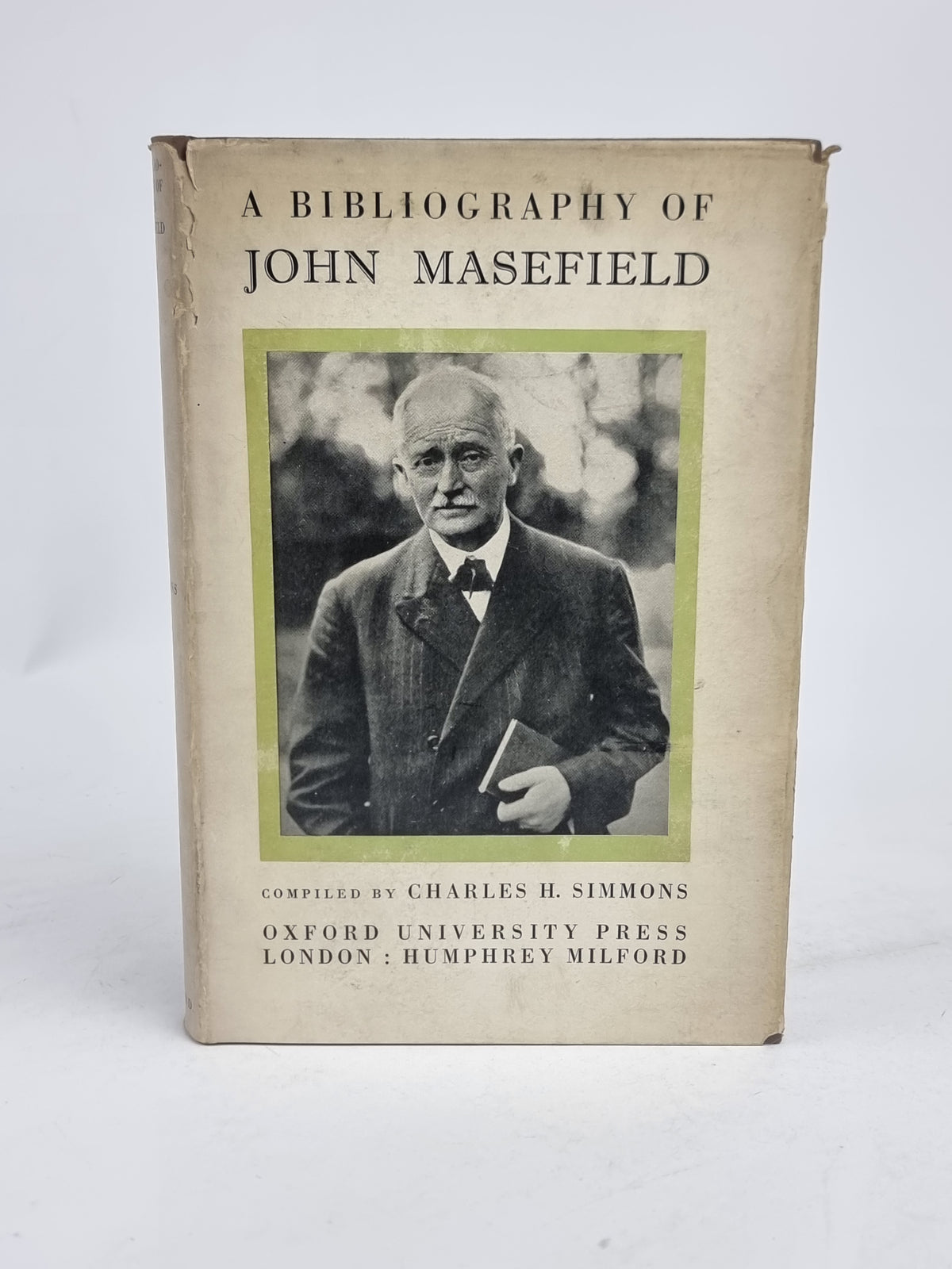 A Bibliography of John Masefield, Charles H. Simmons — 1st Edition, Limited