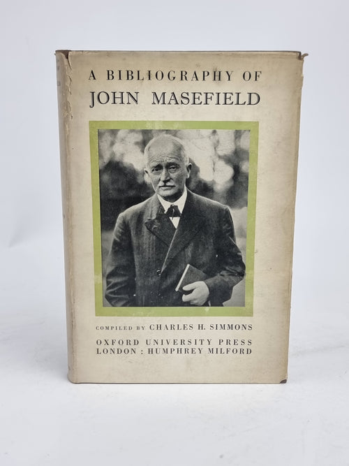 A Bibliography of John Masefield, Charles H. Simmons — 1st Edition, Limited