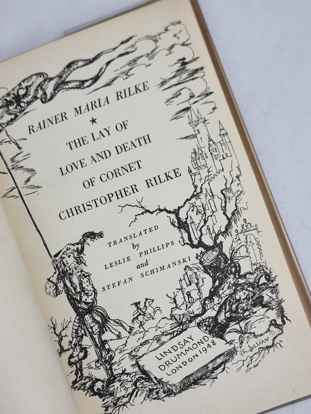 The Lay of Love and Death of Cornet Christopher Rilke, Rainer Maria Rilke — 1st Ed