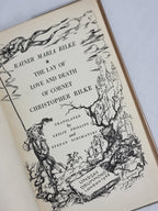 The Lay of Love and Death of Cornet Christopher Rilke, Rainer Maria Rilke — 1st Ed