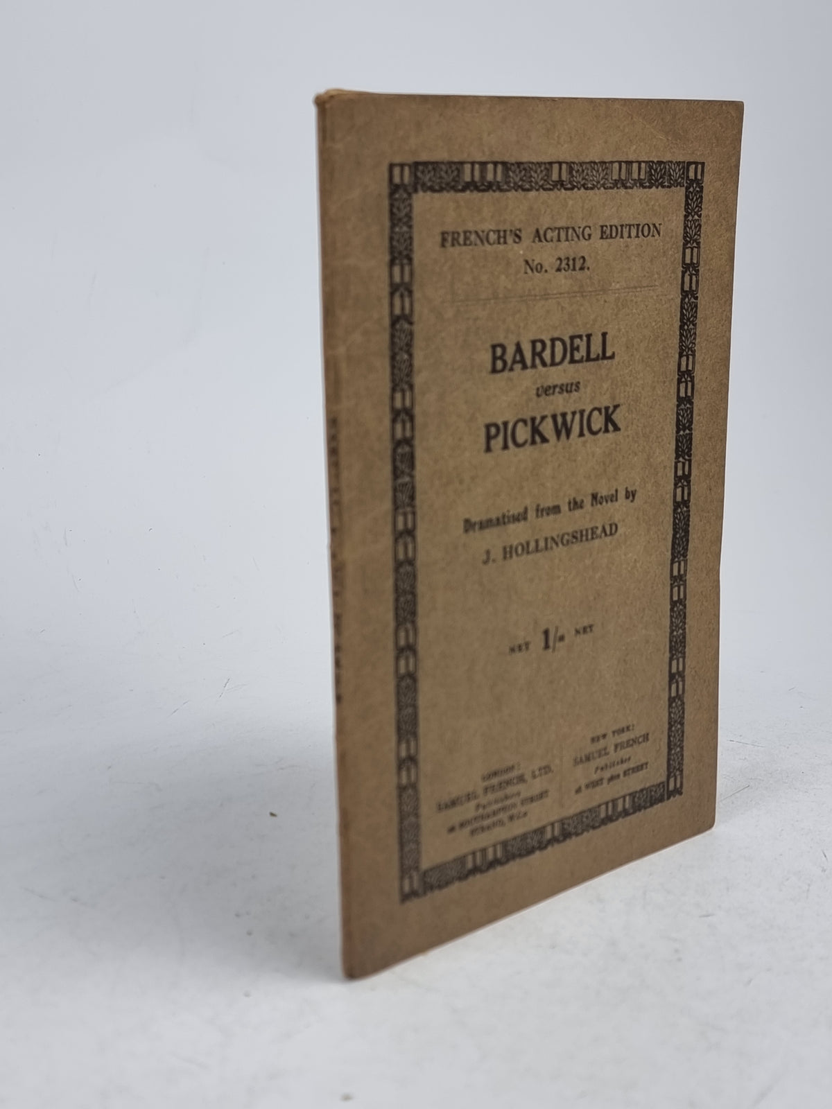 Bardell versus Pickwick, Charles Dickens & J. Hollingshead