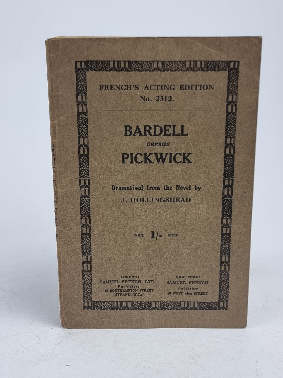 Bardell versus Pickwick, Charles Dickens & J. Hollingshead