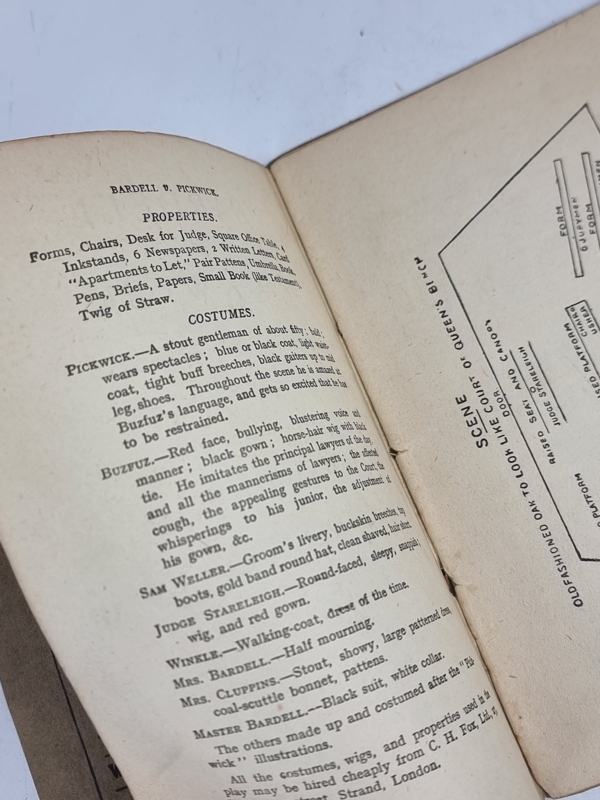 Bardell versus Pickwick, Charles Dickens & J. Hollingshead