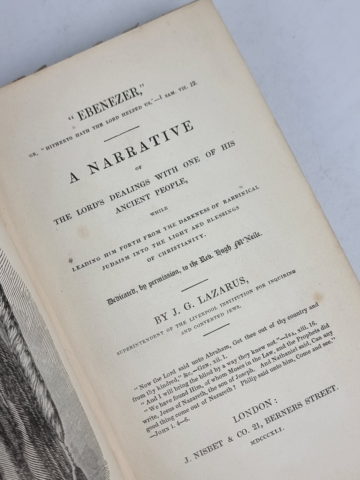 Ebenezer; or, "Hitherto hath the Lord helped us," A Narrative of the... — 1st Ed