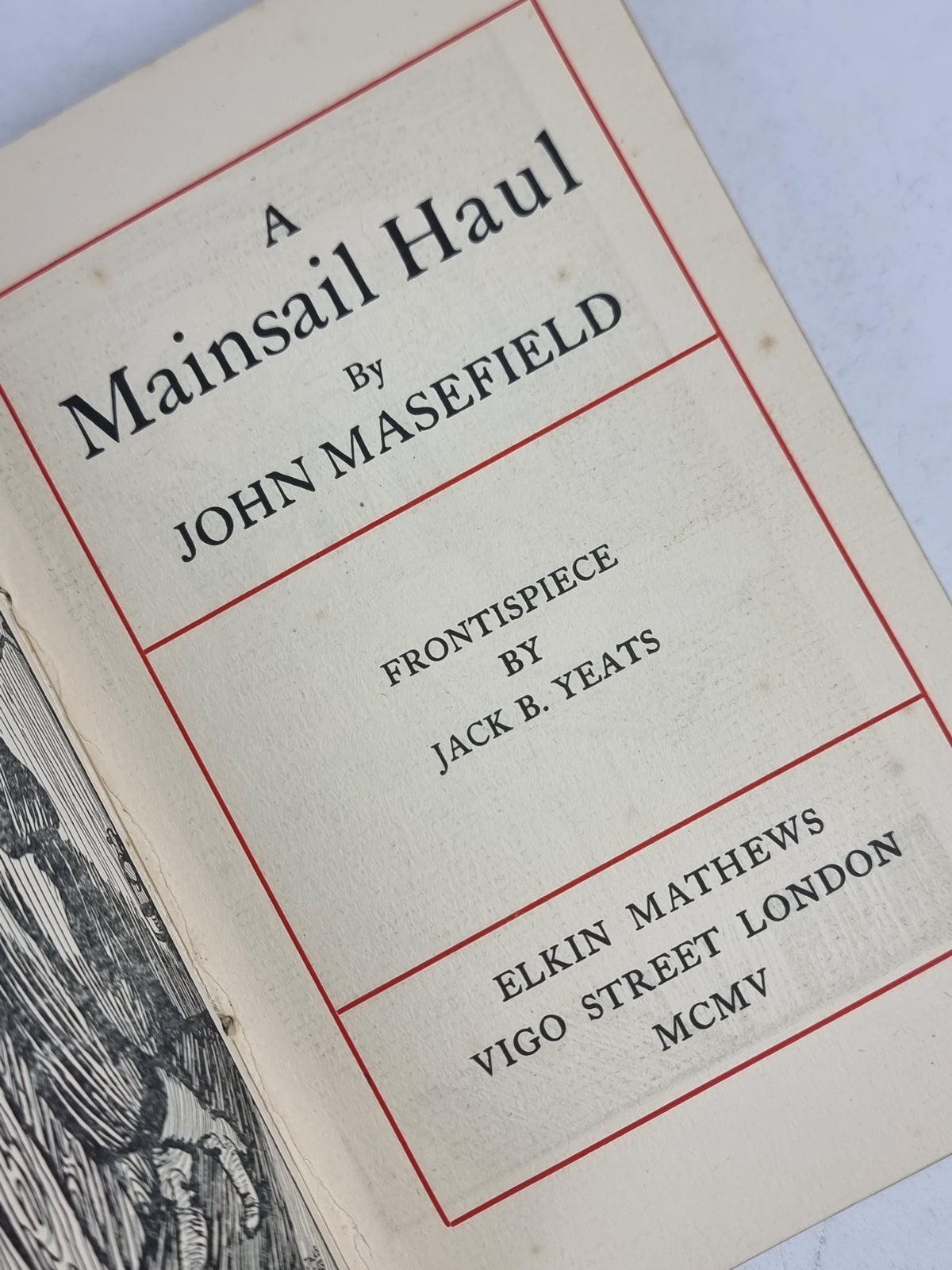 A Mainsail Haul, John Masefield — 1st Edition
