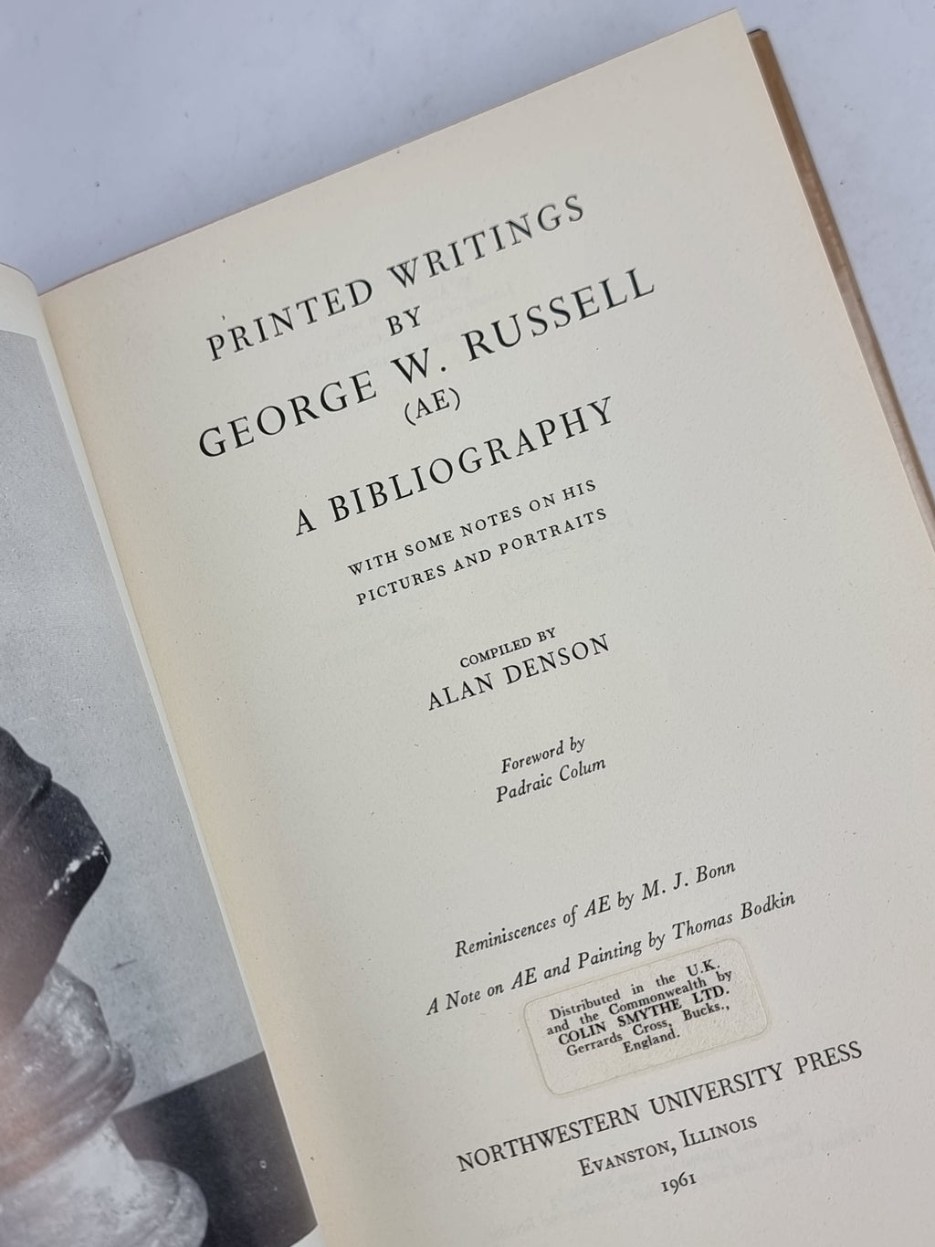 Printed Writings by George W. Russell (AE) A Bibliography, Alan Denson