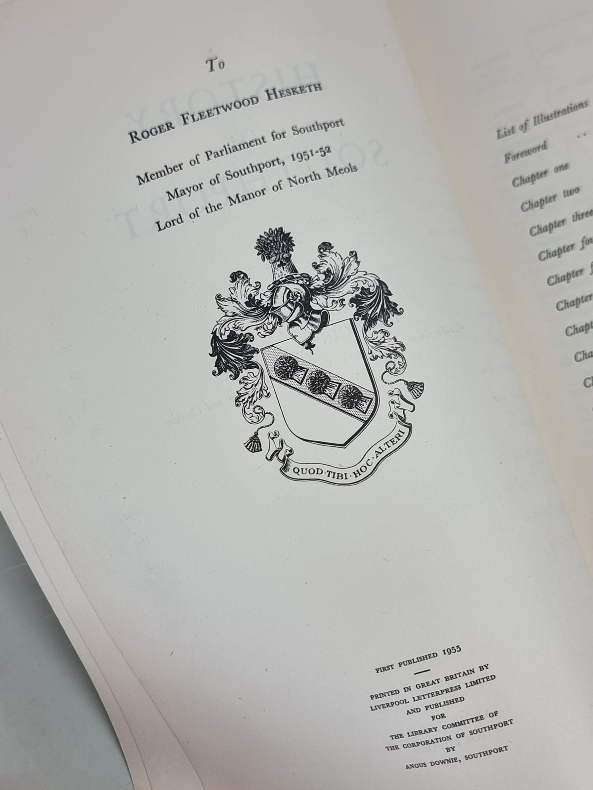 A History of Southport, Francis A. Bailey — 1st Edition