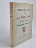 A Bibliography of Dr. Robert Hooke, Geoffrey Keynes — 1st Edition