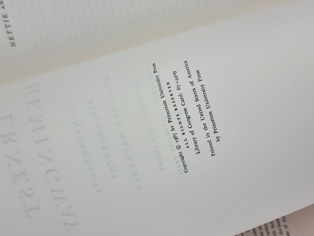 Ernest Hemingway: A Comprehensive Bibliography, Audre Hanneman — 1st Edtion
