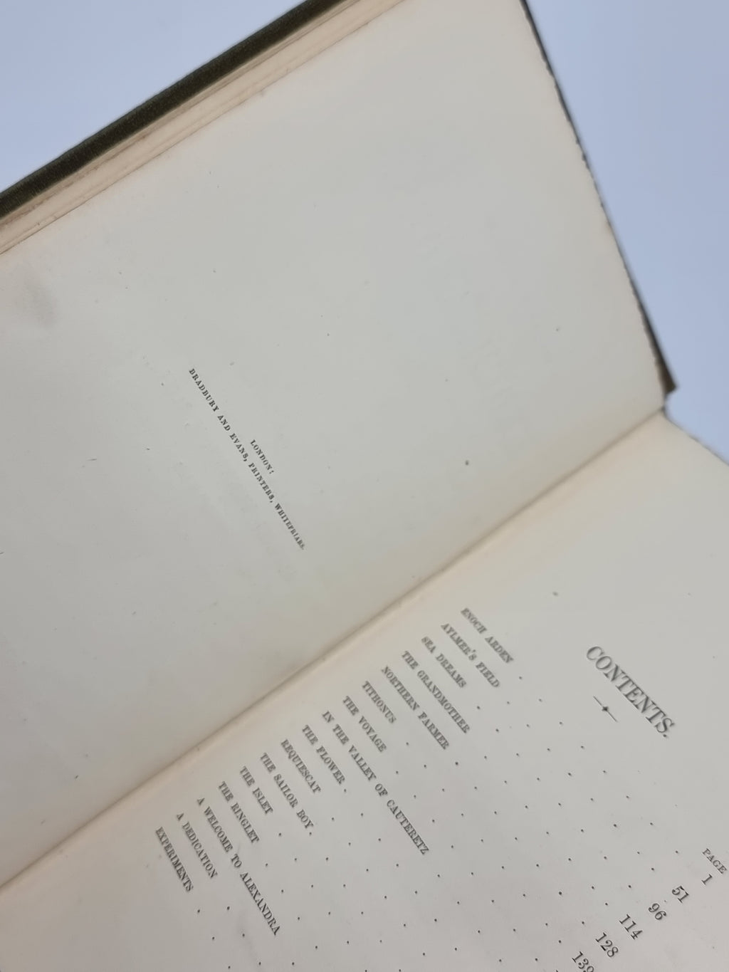 Enoch Arden, Etc., Alfred Tennyson — 1st Edition