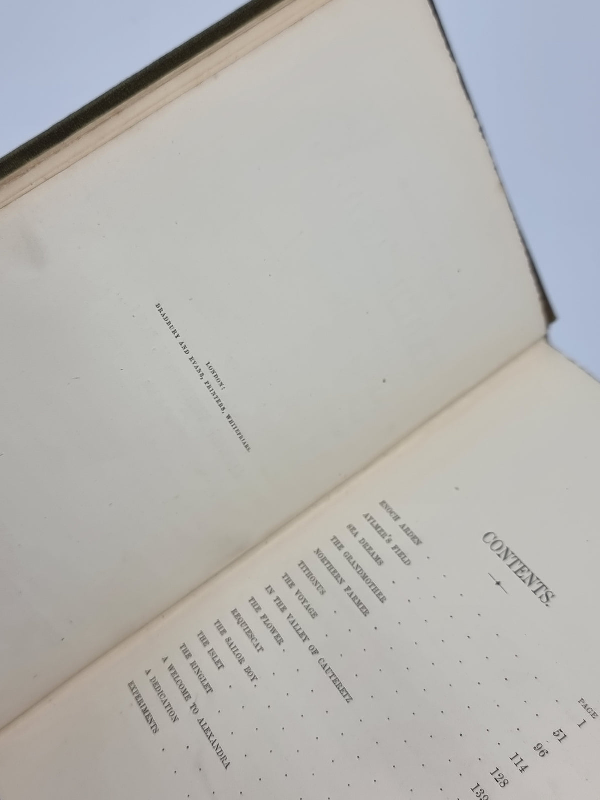 Enoch Arden, Etc., Alfred Tennyson — 1st Edition