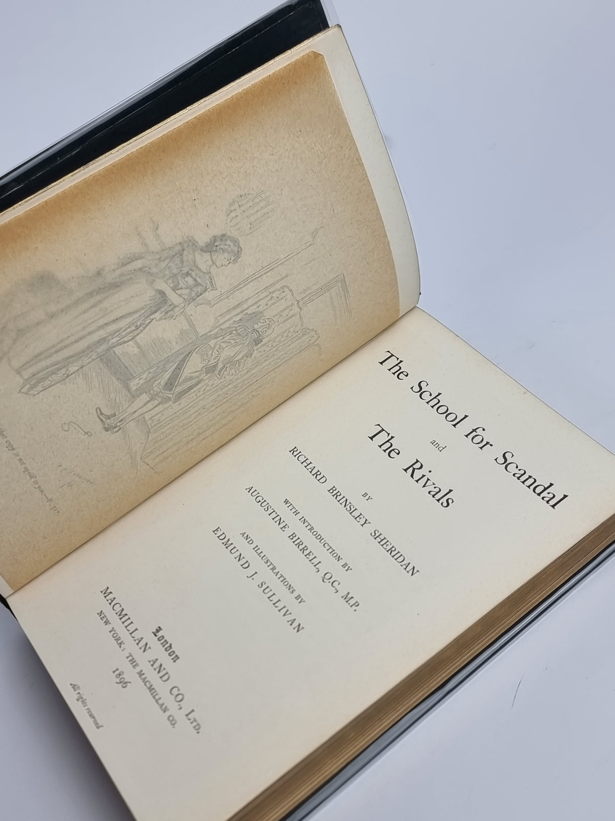 The School for Scandal and The Rivals, Richard Brinsley Sheridan — 1st Edition