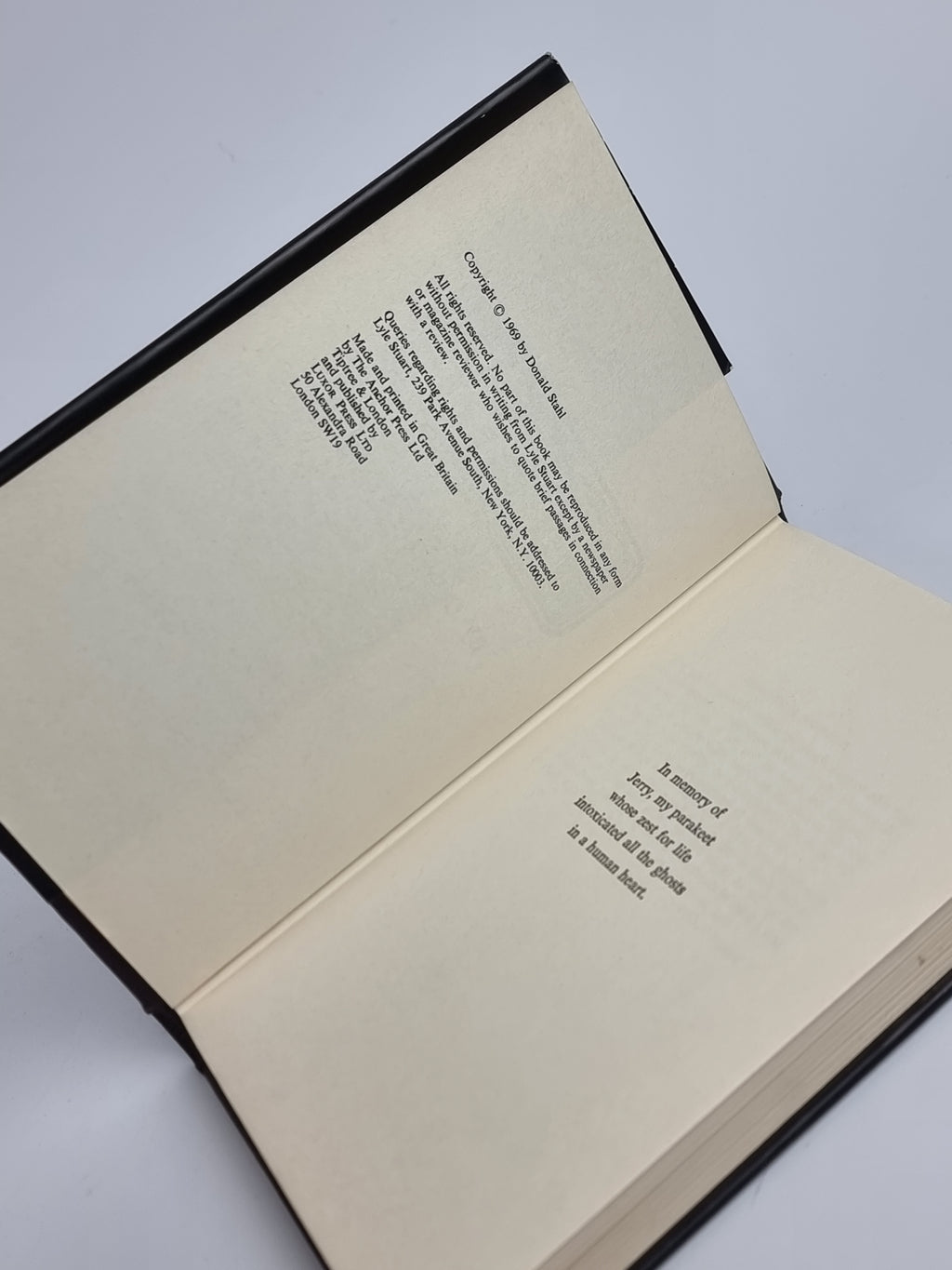 Hokey, Donald Stahl — 1st Edition
