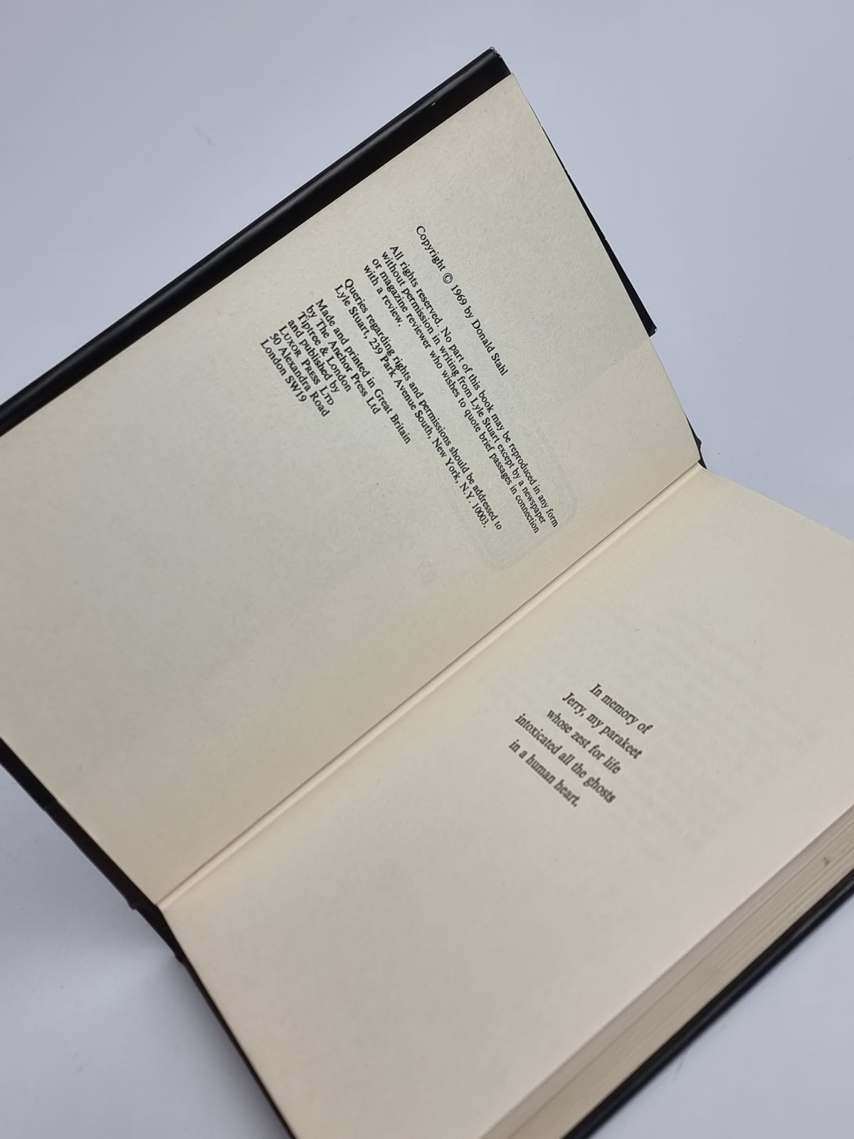 Hokey, Donald Stahl — 1st Edition