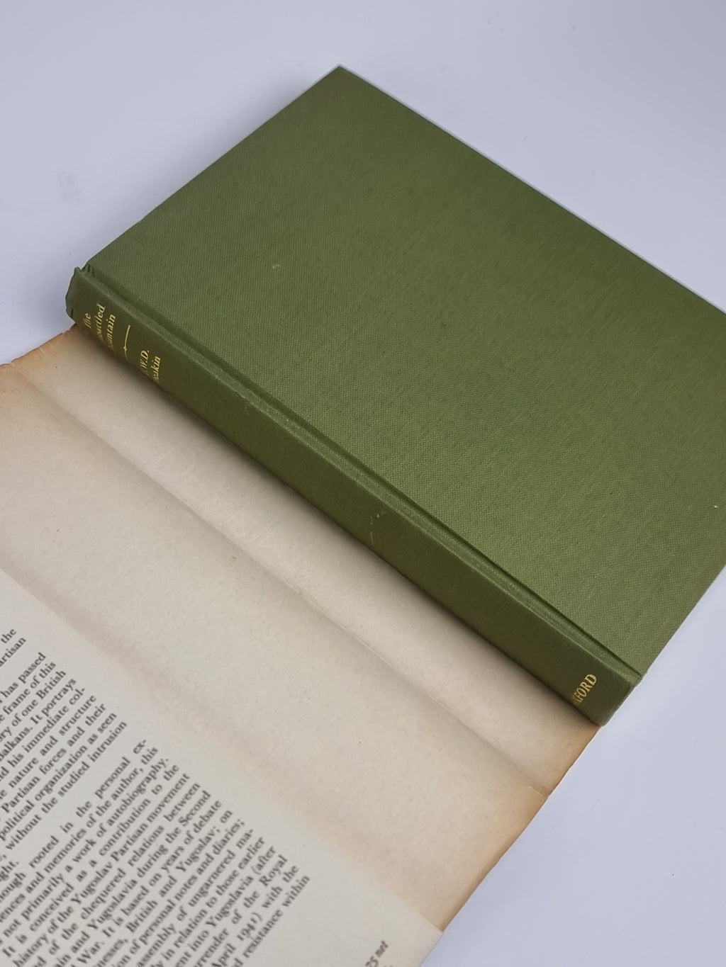 The Embattled Mountain, F. W. D. Deakin — 1st Edition
