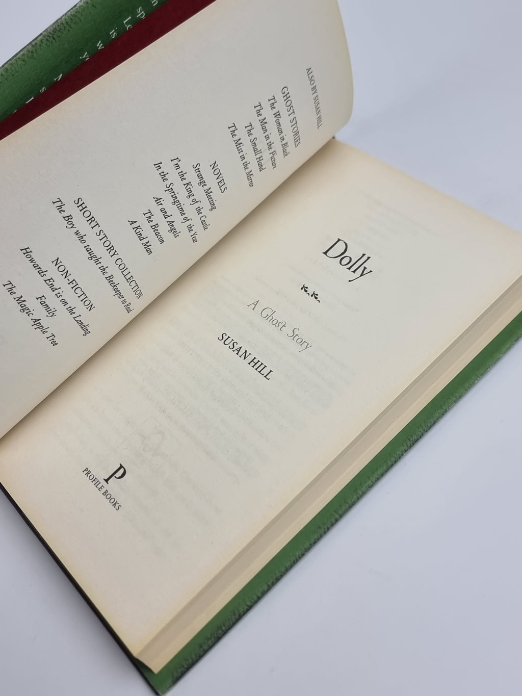 Dolly; The Small Hand; The Travelling Bag (3 Volumes), Susan Hill — 1st Edition