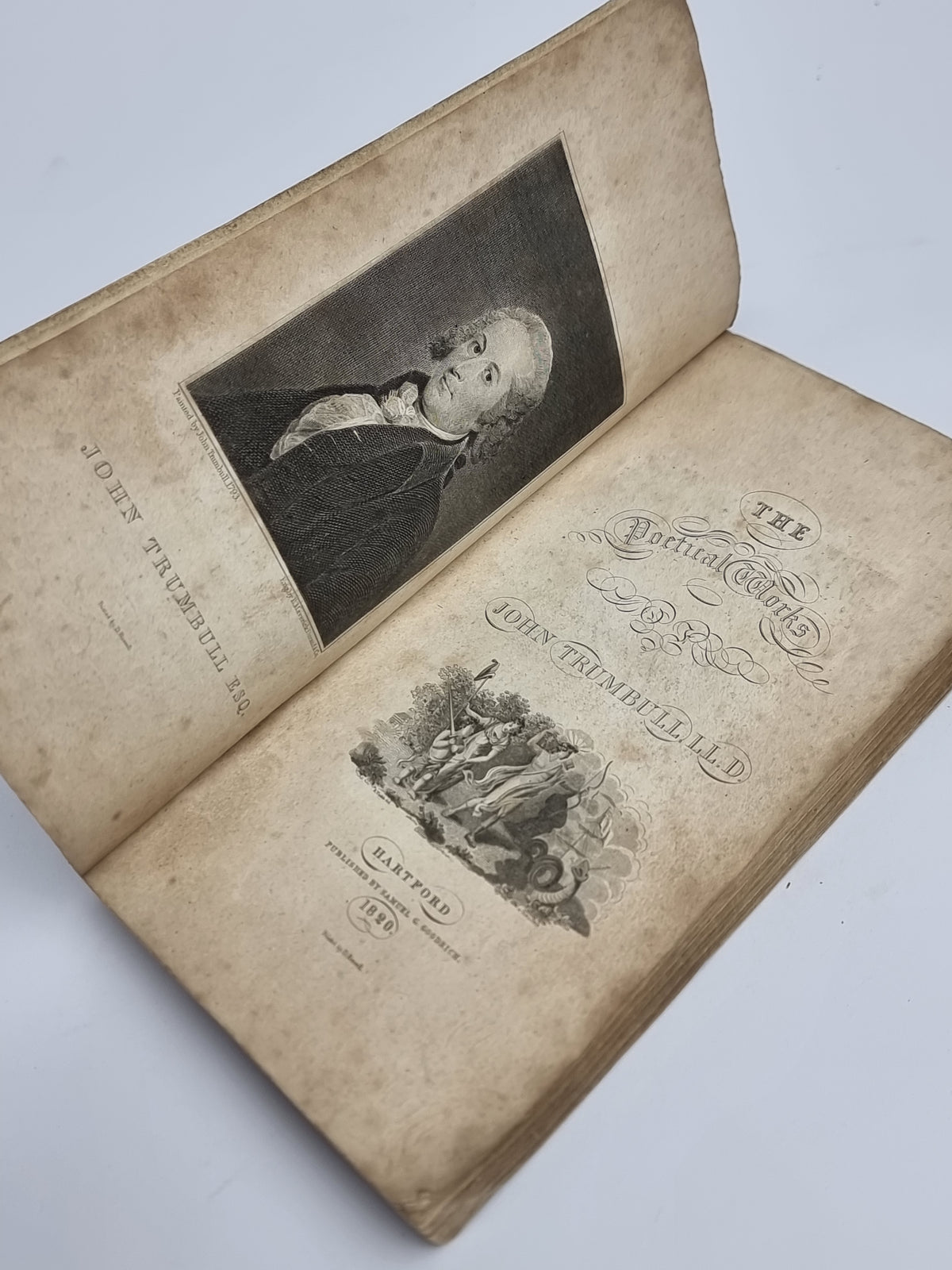 The Poetical Works of John Trumbull, LL.D., John Trumbull — 1st Edition
