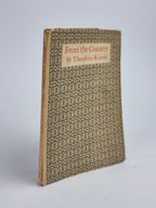 From the Country and Other Poems, Theodora Roscoe — 1st Edition, Signed