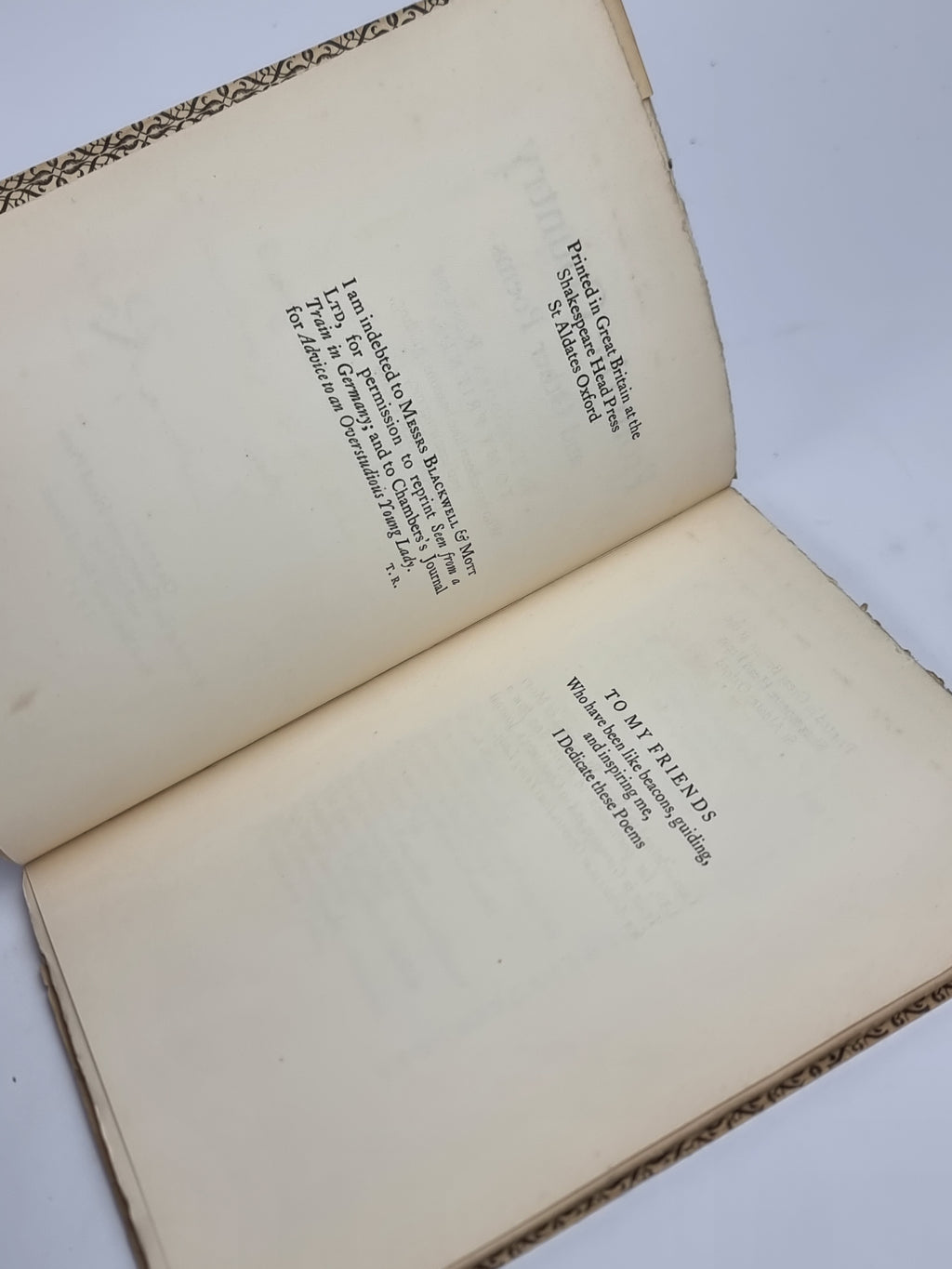 From the Country and Other Poems, Theodora Roscoe — 1st Edition, Signed