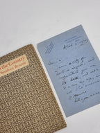 From the Country and Other Poems, Theodora Roscoe — 1st Edition, Signed