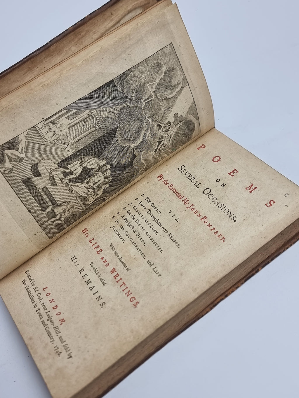 Poems on Several Occasions, John Pomfret