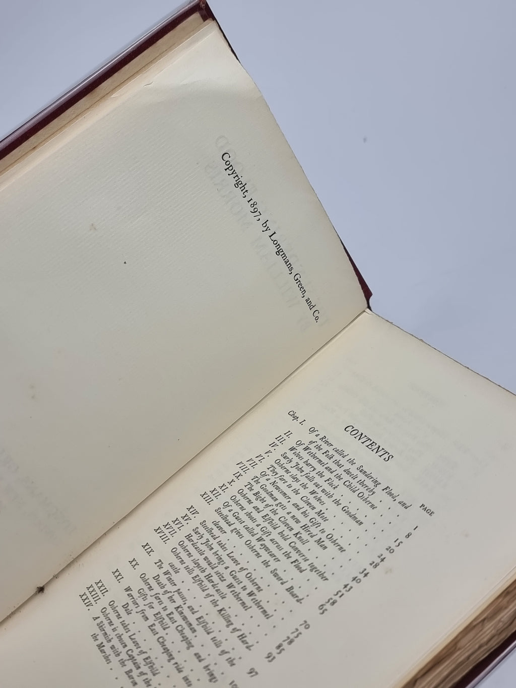 The Sundering Flood, William Morris — 1st Edition