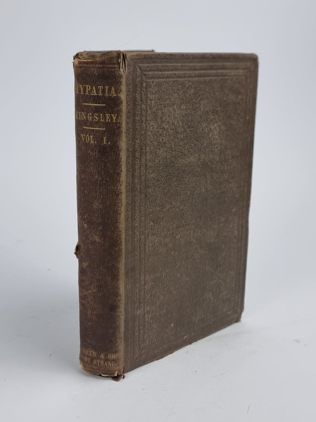 Hypatia: Or, New Foes with an Old Face, Charles Kingsley — 1st Edition