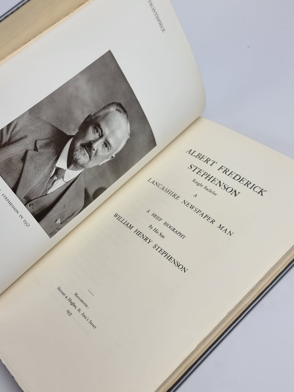 Albert Frederick Stephenson: A Lancashire Newspaper Man — 1st Edition