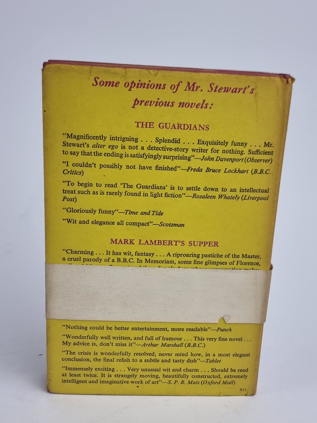 A Use of Riches, J. I. M. Stewart — 1st Edition