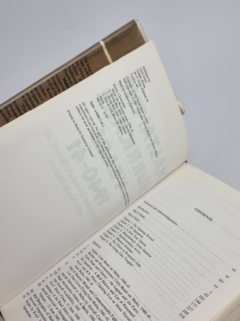 Malta: The Hurricane Years 1940-41 — 1st Edition