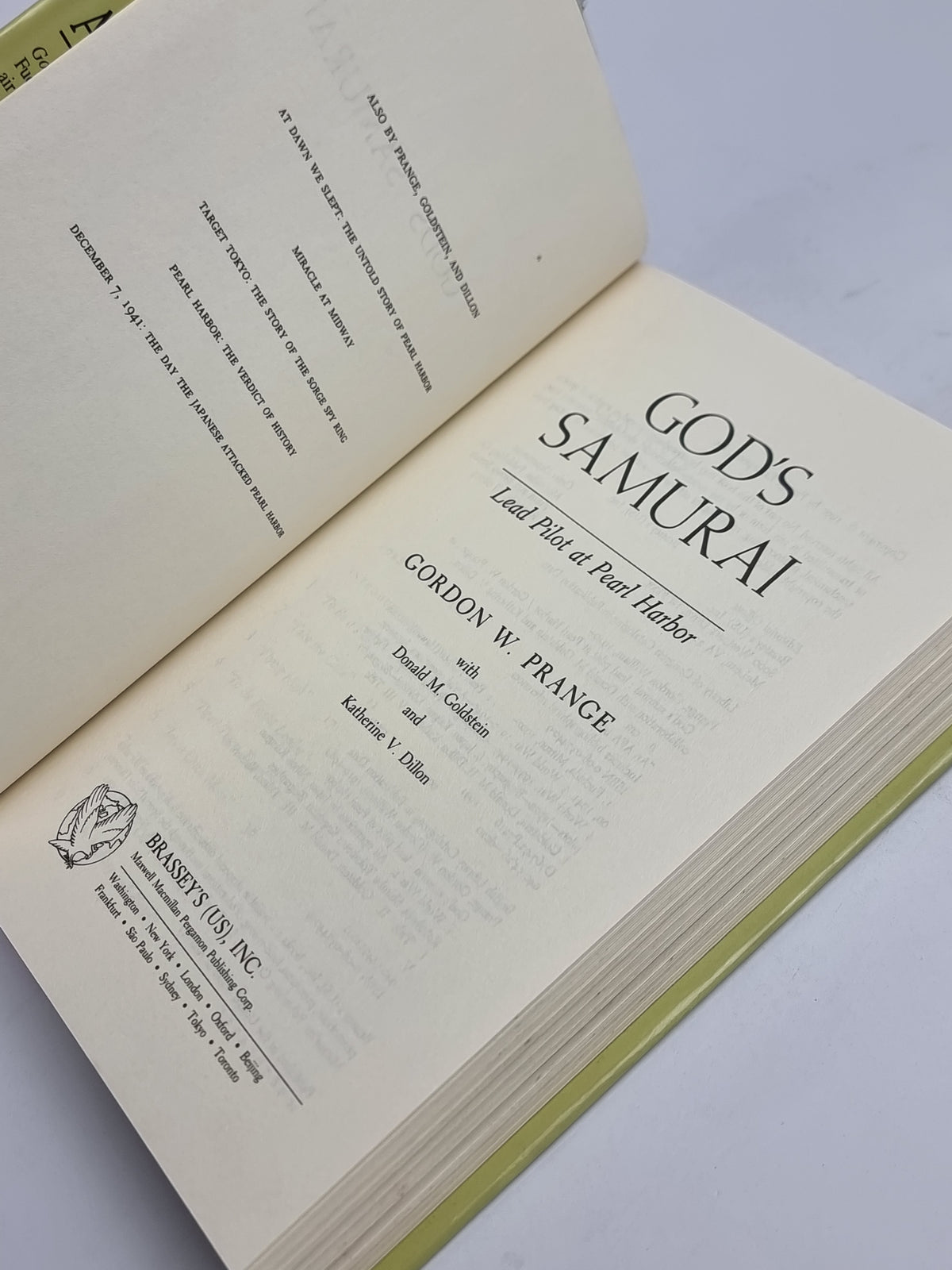 God's Samurai, Gordon W. Prange with Donald M. Goldstein and Katherine V. Dillon — 1st Ed