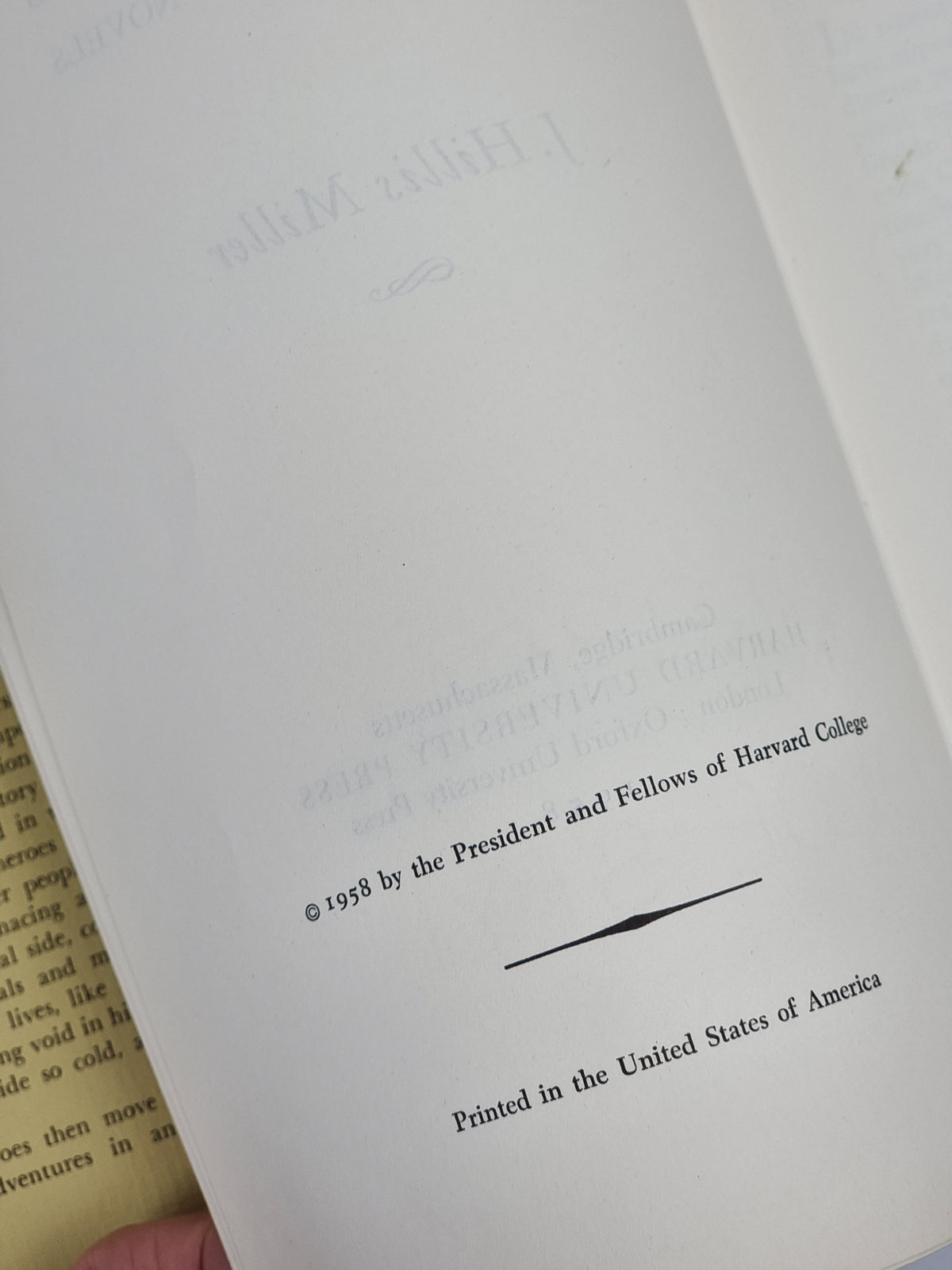 Charles Dickens: The World of His Novels, J. Hillis Miller — 1st Edition
