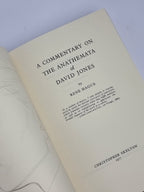 A Commentary on The Anathemata of David Jones, René Hague — 1st Edition
