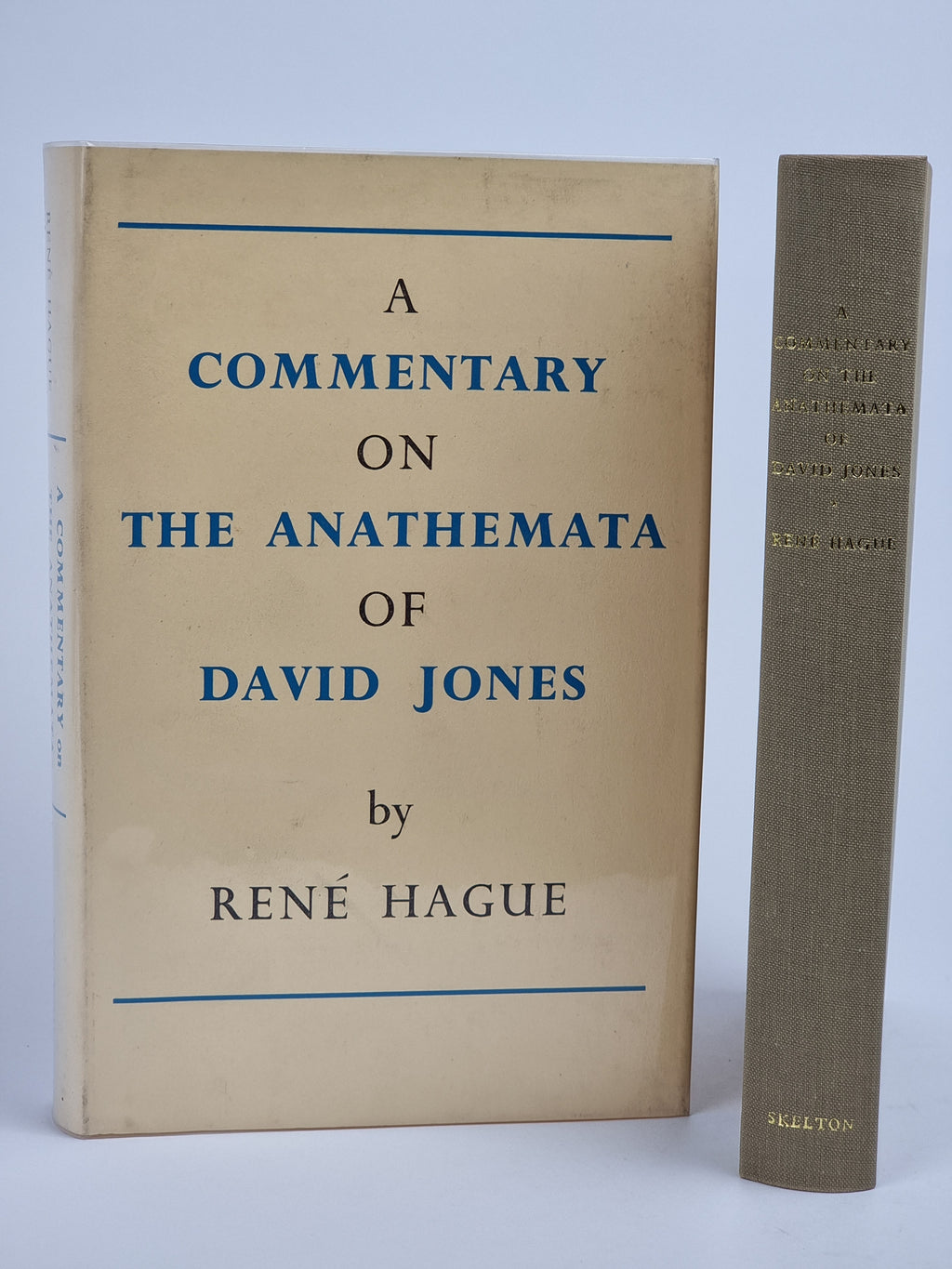 A Commentary on The Anathemata of David Jones, René Hague — 1st Edition