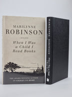 When I Was a Child I Read Books, Marilynne Robinson — 1st Edition