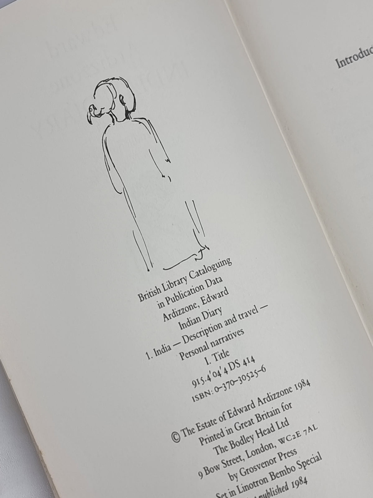 Indian Diary 1952–53, Edward Ardizzone — 1st Edition