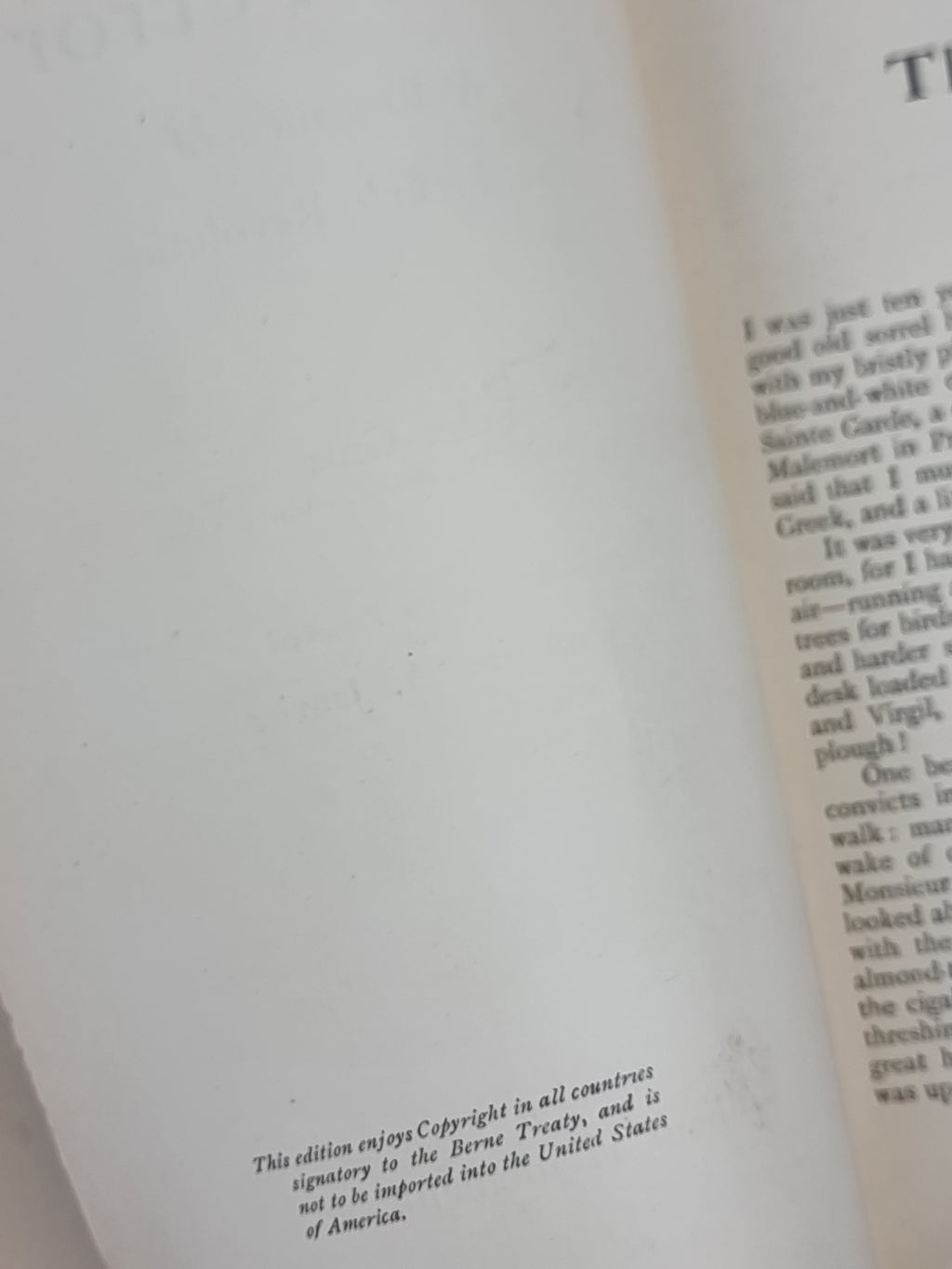 The Terror, Félix Gras — 1st Edition