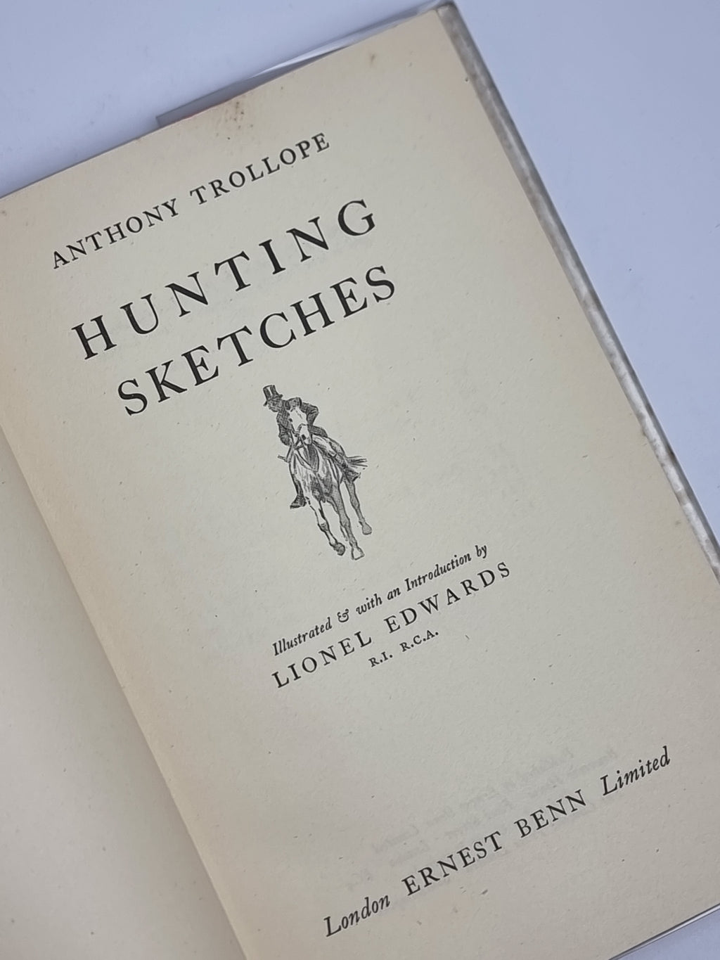 Hunting Sketches, Anthony Trollope — 1st Edition