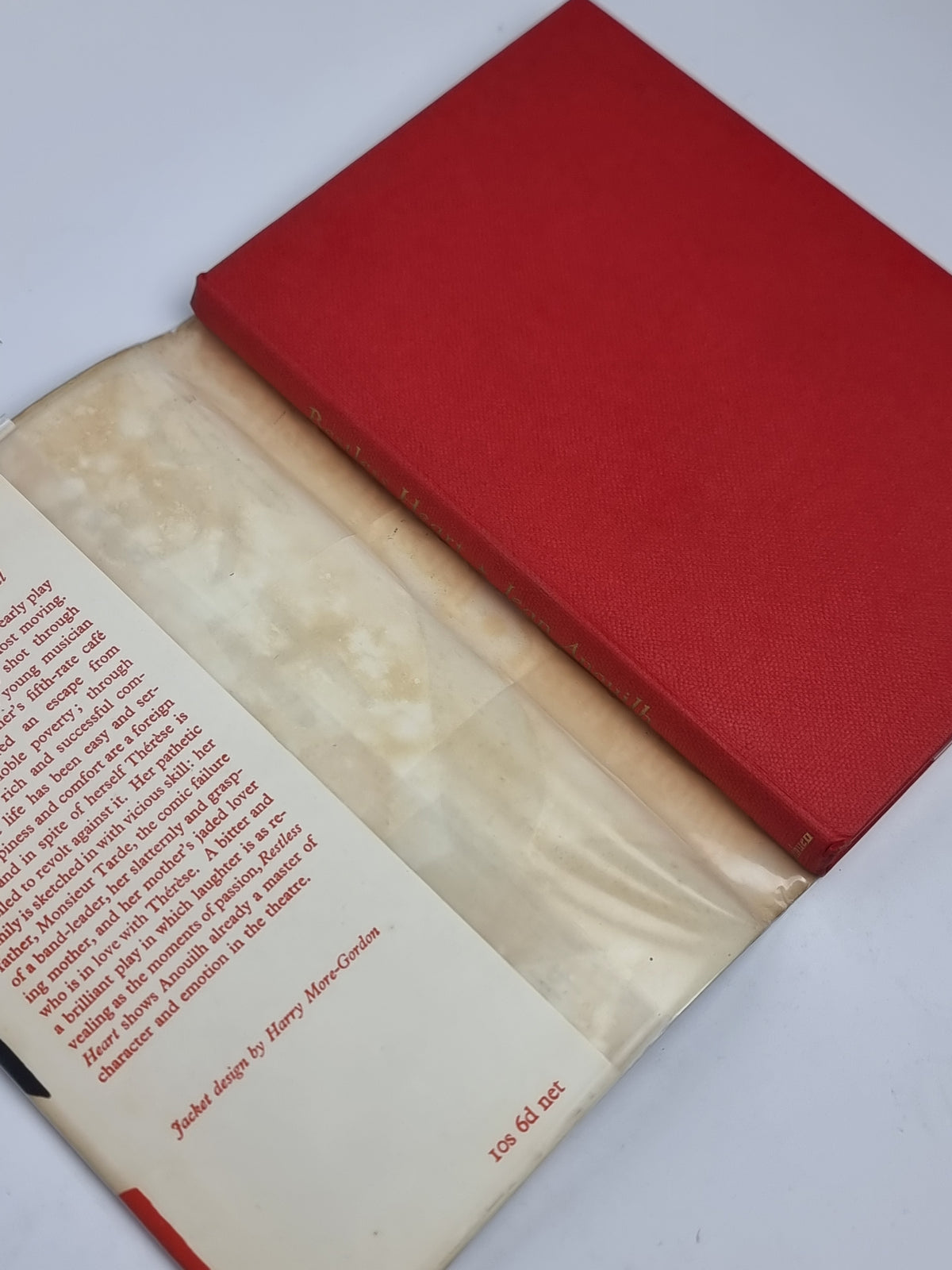 Restless Heart, Jean Anouilh — 1st Edition