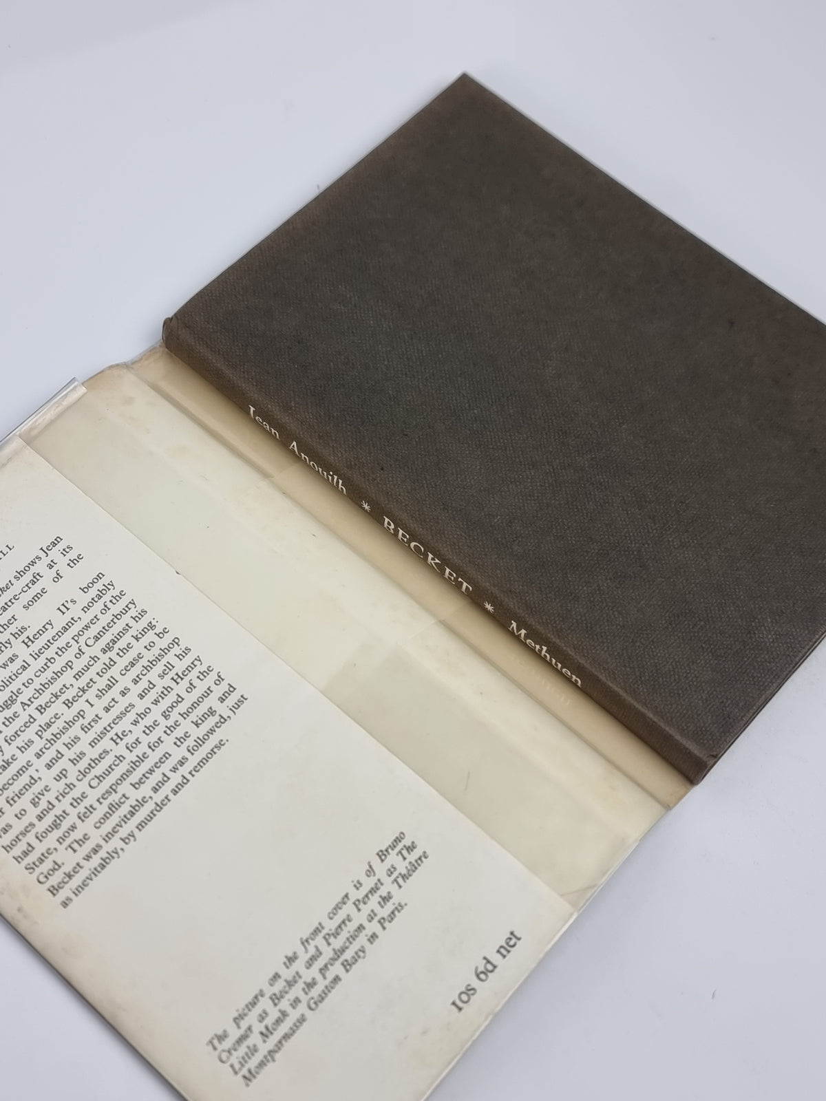 Becket or The Honour of God, Jean Anouilh — 1st Edition