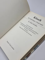 Kitsch: An anthology of bad taste, Gillo Dorfles — 1st Edition