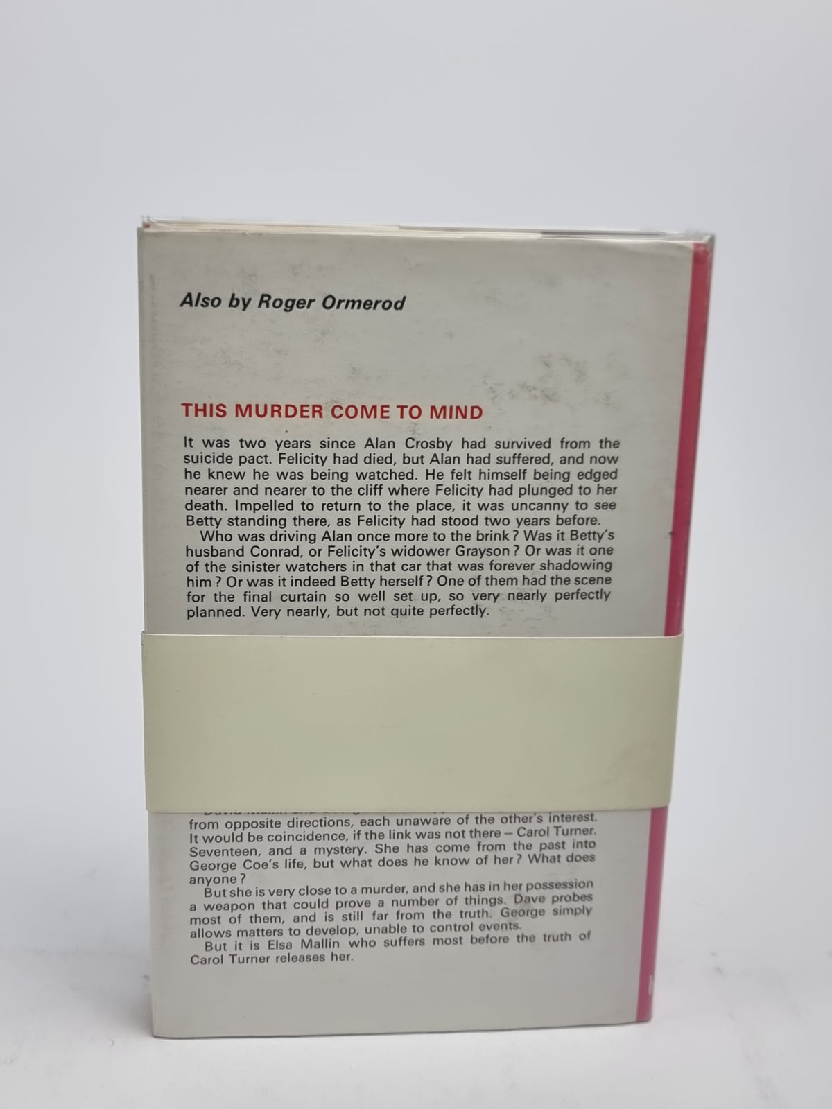 A Dip Into Murder, Roger Ormerod — 1st Edition, Signed