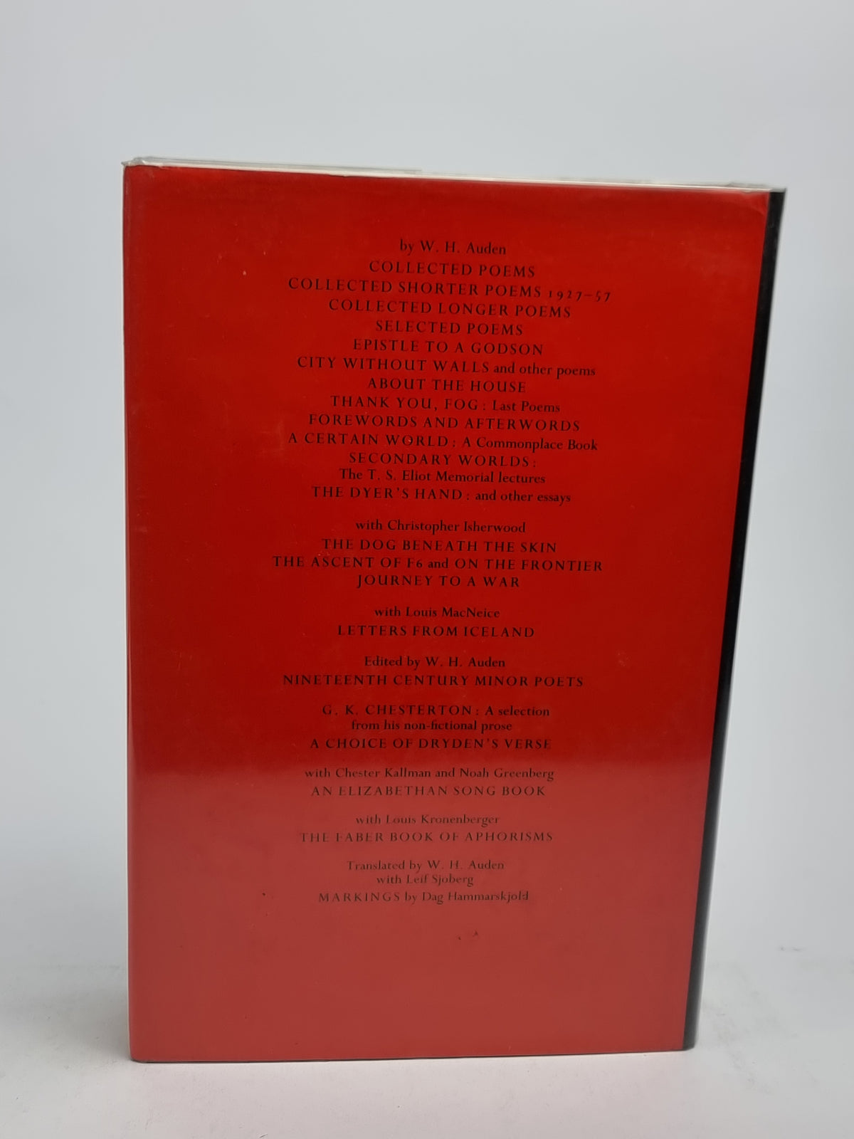 The English Auden: Poems, Essays and Dramatic Writings, 1927-1939, W. H. Auden