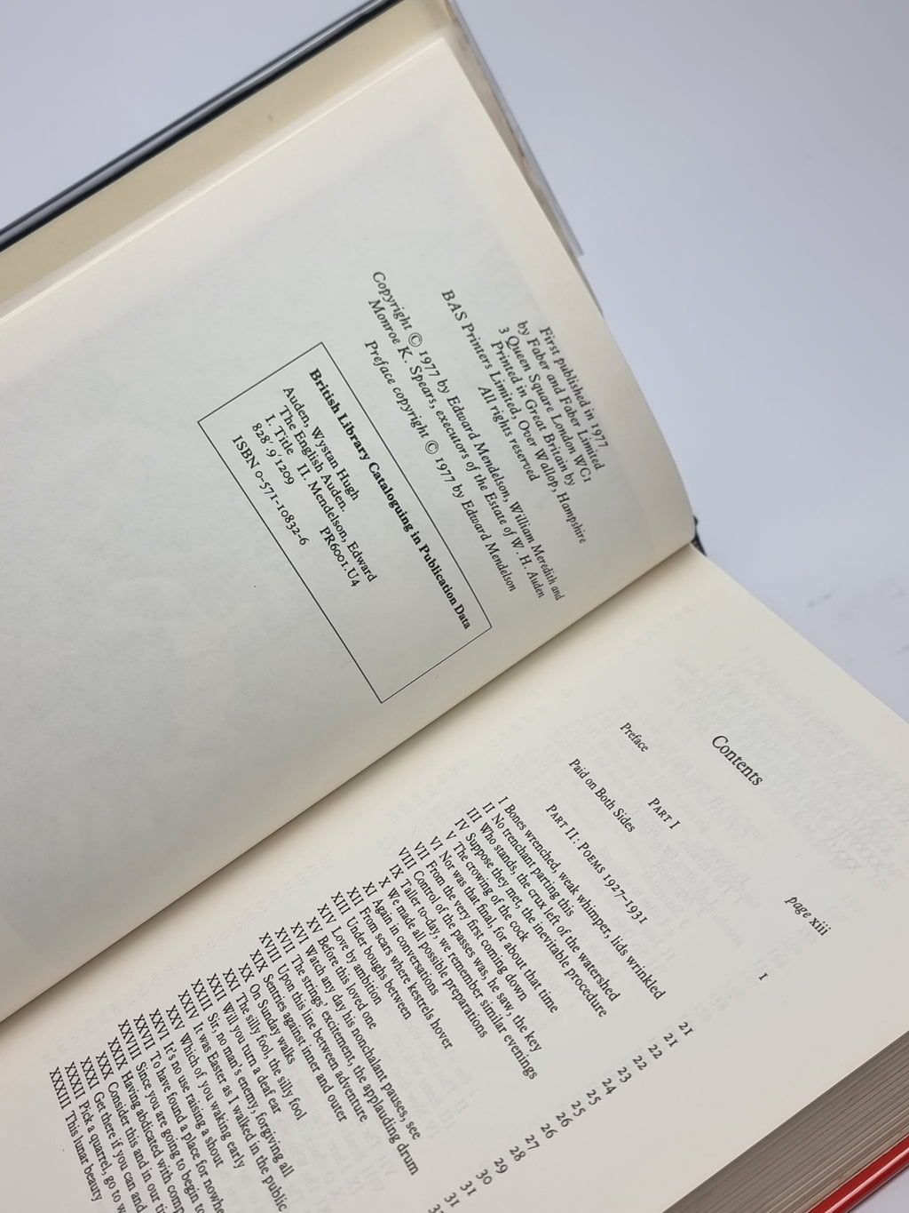 The English Auden: Poems, Essays and Dramatic Writings, 1927-1939, W. H. Auden