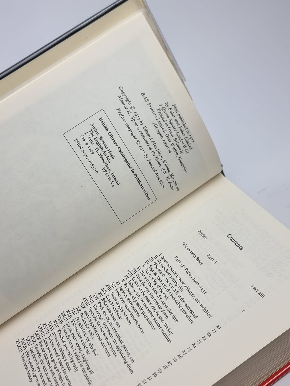 The English Auden: Poems, Essays and Dramatic Writings, 1927-1939, W. H. Auden
