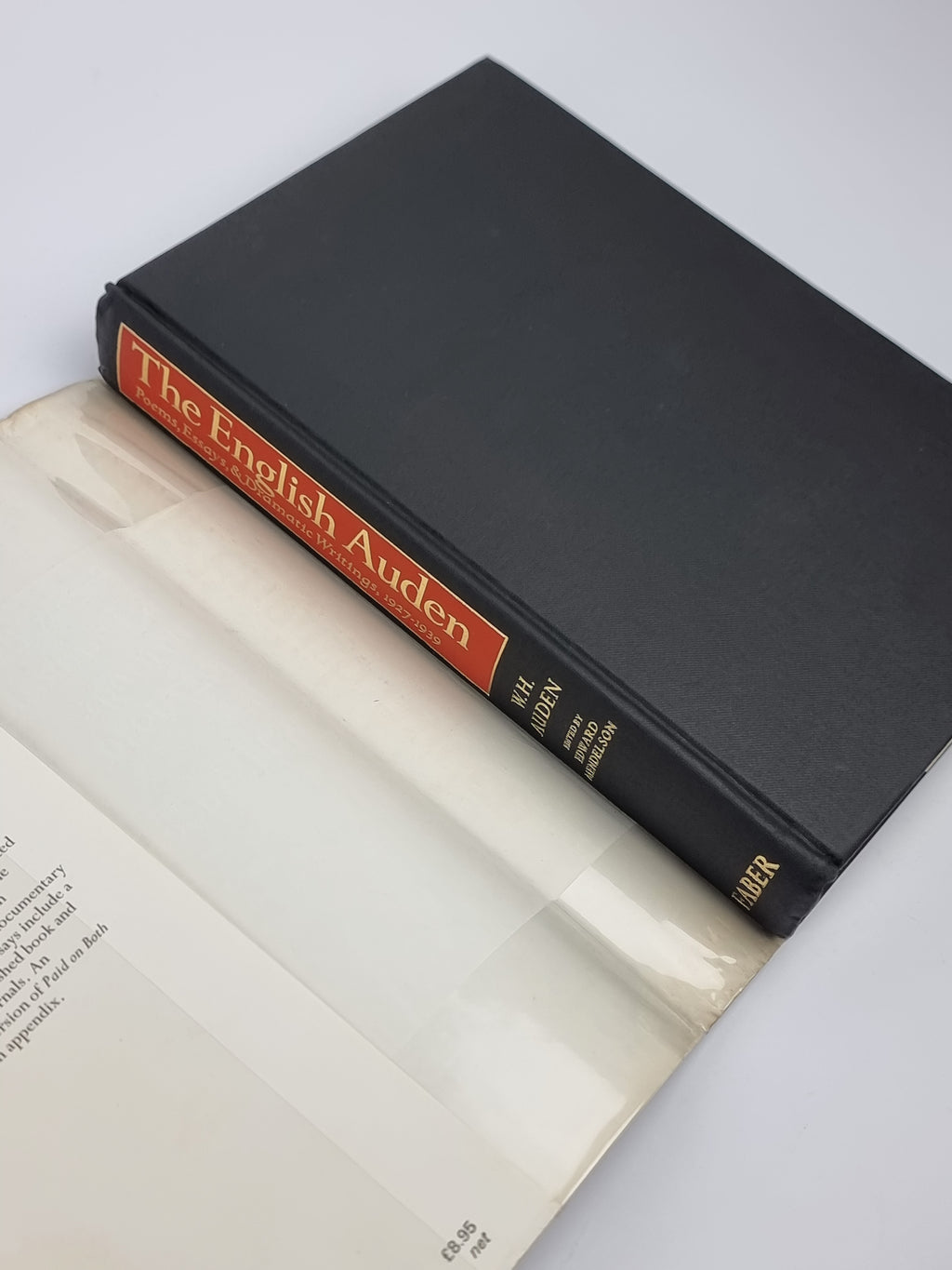 The English Auden: Poems, Essays and Dramatic Writings, 1927-1939, W. H. Auden